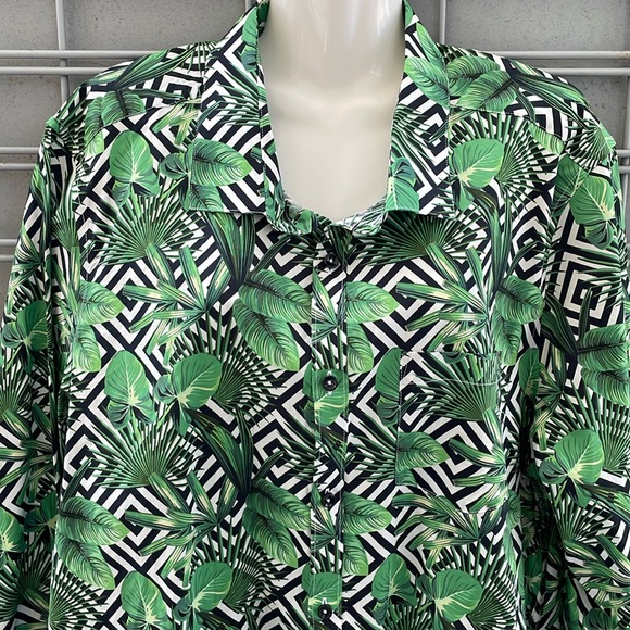 Paisley & Gray Leaf π΄ π Printed Button Down Dress Shirt - Picture 3 of 12